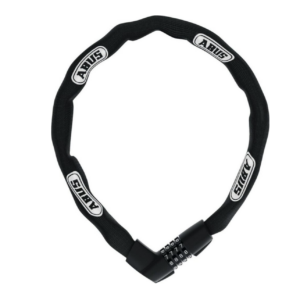 Antivol ABUS chaîne à maillon de 7 mm à code 110cm noir