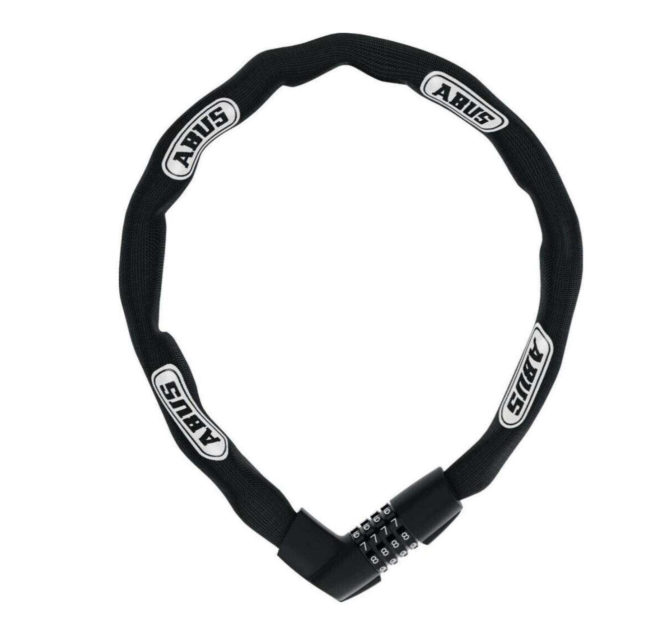 Antivol ABUS chaîne à maillon de 7 mm à code 110cm noir